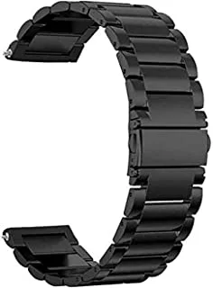 Generic Stainless steel watch band for huawei huawei gt/gt2/pro/magic wrist strap bracelet-black