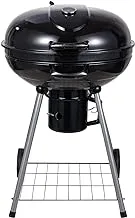 Home round black charcoal bbq zw1013