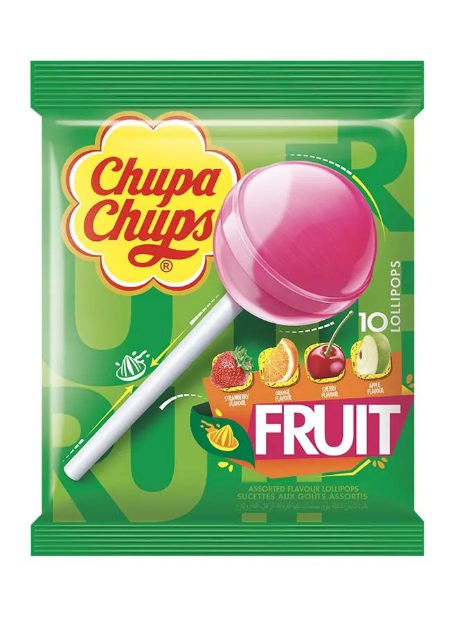 Chupa Chups Fruit Lollipops 120grams