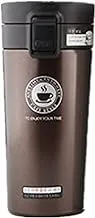 380ML portable cup coffee bounce Mug vacuum double stainless steel Water cup - 2724746351957