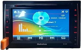 Blackvolume Bv380 - dvd, 6.9 inch touch screen,support usb/sd-mmc, am-fm radio, bluetooth, mirrorlink with android and iphon by cable, 200 watt, support rear camera, aux