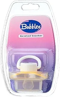 Bubbles pacifier beveled - yellow