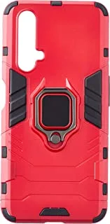 Cover Iron Man With Metal Ring For Oppo Realme X50 5G Red