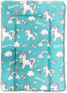 Komkom baby changing mat patterned/unicorn 1 piece