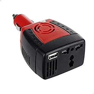 Portable Car Power Inverter USB Charger (150W DC 12v to AC 220v)