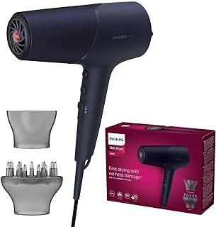 Philips 5000 Series Hair Dryer with ThermoShield Technology, 3 Heat and 2 Speed Levels, 2300 W Drying Power, BHD510/00