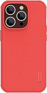 Nillkin super frosted shield pro back cover for iphone 14 pro 6.1 inch 2022 - red