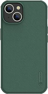 Nillkin super frosted shield pro back cover for iphone 14 plus 6.7 inch 2022 - deep green