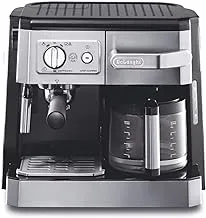 De'Longhi Combi Espresso and Filter Coffee Machine - Silver, Bco 420 - International warranty