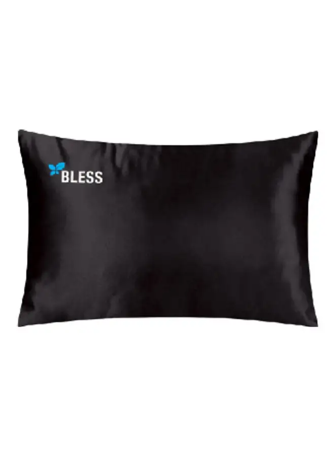 Bless Soft Satin Pillowcase Satin Black 70x50cm