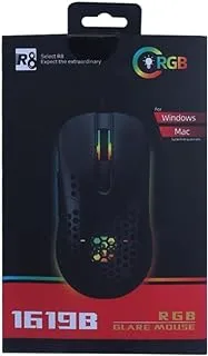 Generic MOUSE R8 MODEL: 1619A 6 KEYPROGRAMMABLE/RGB LED LIGHT / 8000 DPI / 3 MILLION KEY LIFE