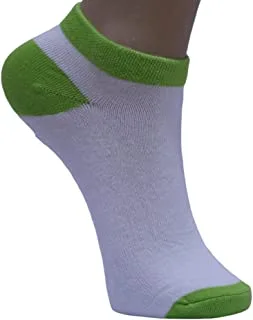 White Flower unisex-child 1236 Above Ankle socks