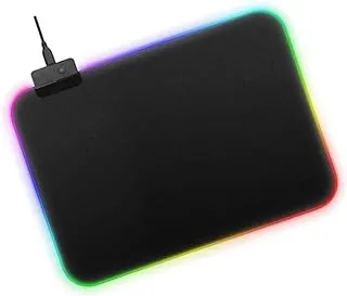 Generic 30 x 25 CM Multicolor LED Luminous Gaming Mouse Pad RGB Oversized Glowing Keyboard Mat