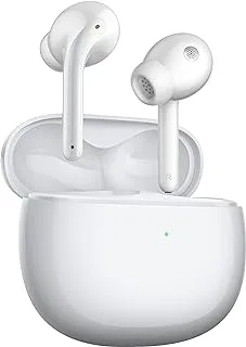 Xiaomi Buds 3 Wireless Earbuds with Active Noise Cancelling Modes, Dual-Device Connectivity, Wireless Charging, Long Battery Life, and Superior Sound Quality in Gloss White