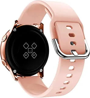 Silicone Strap Band For Samsung Galaxy Watch (Pink, 20mm)