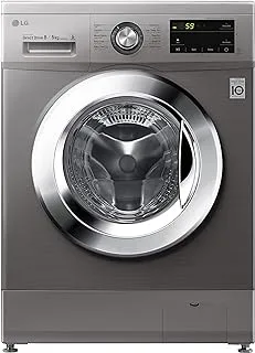 LG Front Load Washing Machine 8/5KG With DD Motor ,Stone Silver- Chrome Knob- F4J3TMG5P