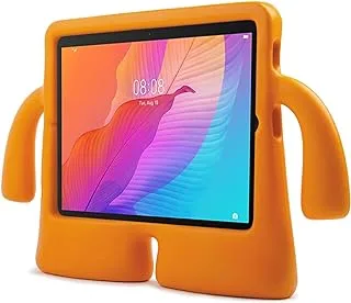 Cartoon Shockproof Kids' Case Stand for Samsung Galaxy Tab A7 lite 8.7in 2021 (T225/T220, Orange)