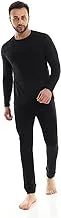 Red Cotton Mens Thermal Underwear Base Layer Set