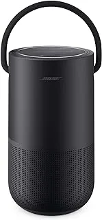 مكبر صوت Bose الذكي المحمول - مع التحكم الصوتي المدمج في Alexa ، أسود