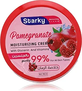 Starky moisturizing cream with glycerin and vitamins 150ml - pomegranate