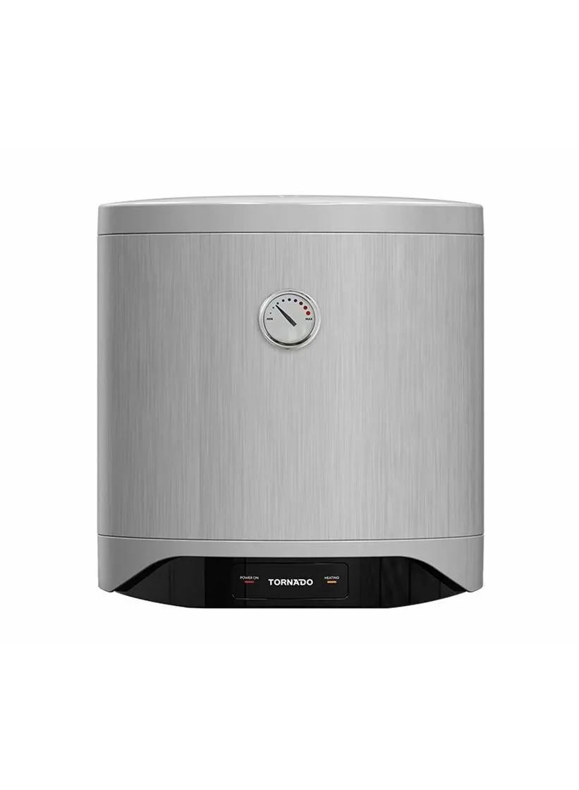 TORNADO TORNADO Electric Water Heater 60 Liter, Enamel, LED lamp, Silver TEEE-60MS