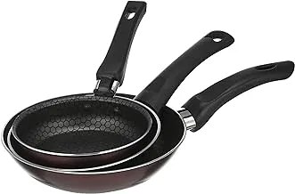 Trueval Teflon frying pan set 3 pieces 14-16-20