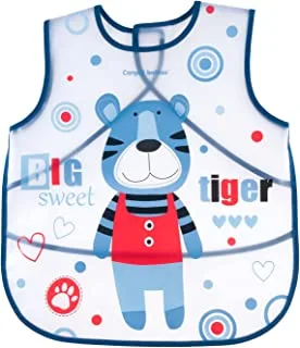 Canpol babies Soft Waterproof Apron PUPPETS blue