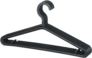 M Design Slim Clothes Hanger, 6 Pieces - Black