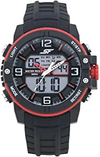 SF Pulse Analog-Digital Black Dial Men's Watch-NN77099PP01/NP77099PP01, Strap