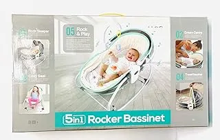 Feng yuan 5 * 1 rocker bassinet- 1-36 months(rock sleeper-rock & play-travel -dream centre and cozy seat music+0m