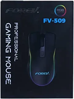 Generic MOUSE FOREV MODEL: FV 509 6 MACRO PROGRAMMABLE KEY/RGB LED LIGHT / 6400 DPI / 20 MILLION KEY LIFE