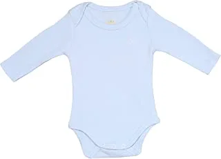 Komkom Long Sleeve Baby Bodysuits - Blue/Size 6-9 Months