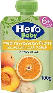 Hero baby pouch mediterranean fruits 100 gm