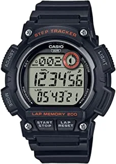 Casio Watch for Men WS-2100H-1AVDF Digital Resin Band Black