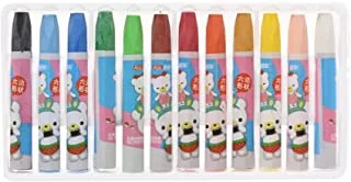 Anc 1906-12 oil pastel colors set of 12 pcs - multi color