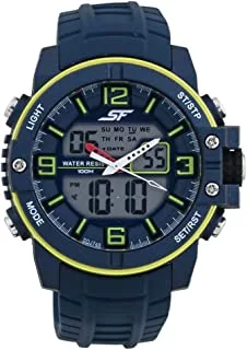 SF Pulse Analog-Digital Black Dial Men's Watch-NN77099PP03/NP77099PP03, Strap