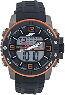 SF Pulse Analog-Digital Black Dial Men's Watch-77099PP02 / 77099PP02, Strap