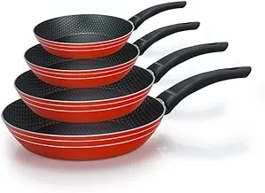 Trueval frypan set 4 pcs size : 16-18-22-28