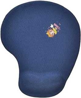 Mouse Pad With Gel Wrist Support - Blue