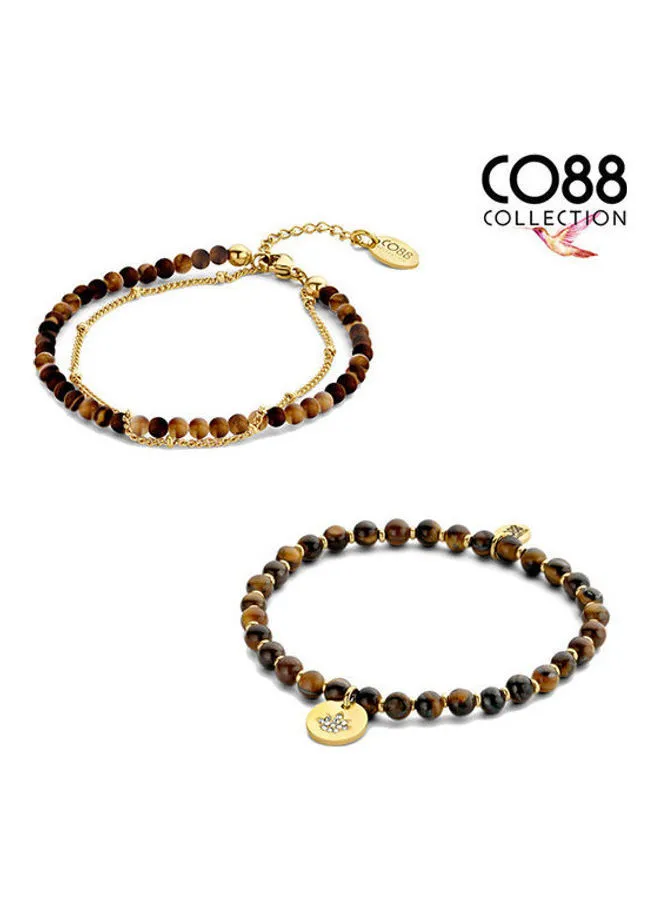 CO88 Setbracelet Tiger Eye Bead