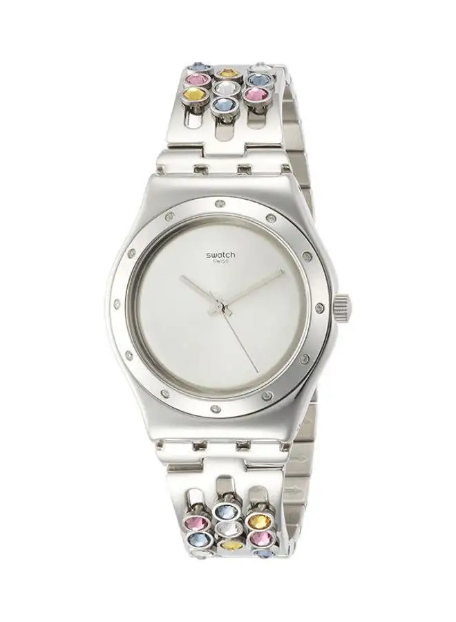 Swatch Women's Stainless Steel Analog Watch YLS196G