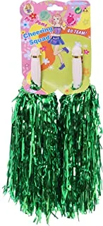 Generic Foil cheerleading pom poms for party and birthday - green