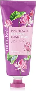 Farm stay pink flower hand cream 100 ml, pink lotus