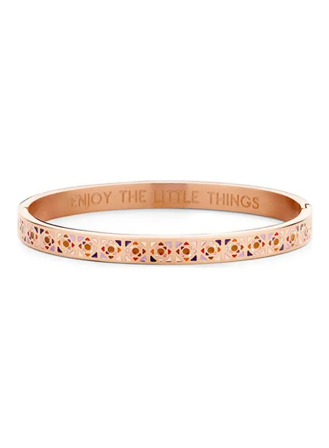 CO88 Steel Bangle Enamel Multi Pink Colorsipr