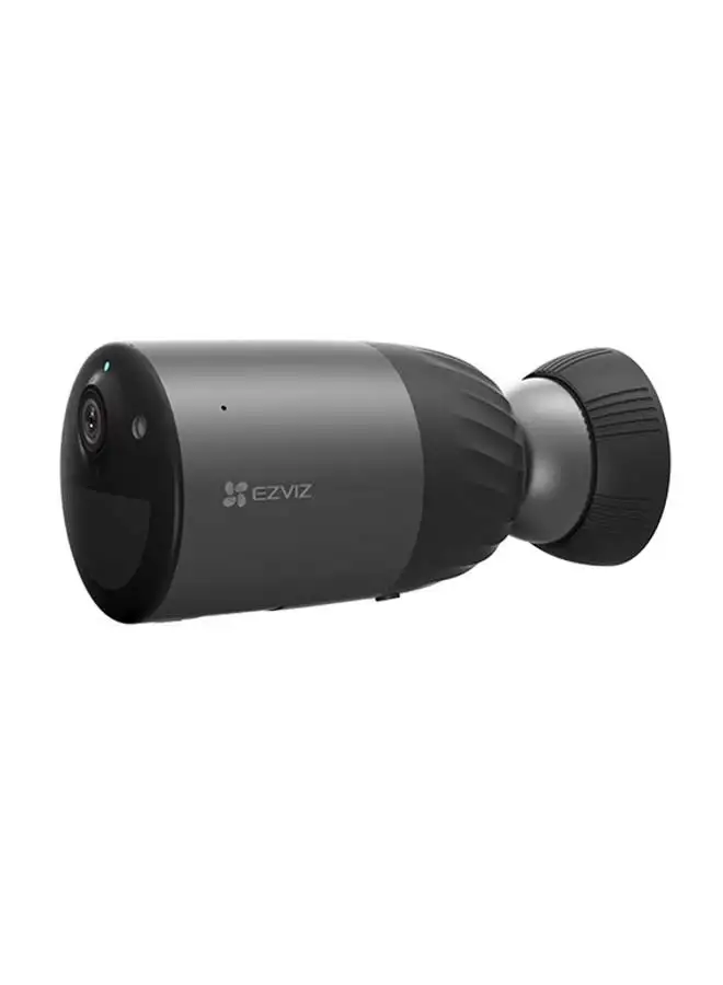 كاميرا أمان لاسلكية EZVIZ EZVIZ elife 1080P CCTV في الهواء الطلق عمر بطارية 210 يومًا، تخزين مدمج 32 جيجابايت، كشف حركة PIR، رؤية ليلية ملونة، صوت ثنائي الاتجاه، IP66 مقاوم للماء، يعمل مع Alexa(BC1C)