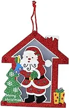 Christmas Santa Claus Led Hanging Lights Christmas Decorative Atmosphere Scene Decor Festive Decor Lights