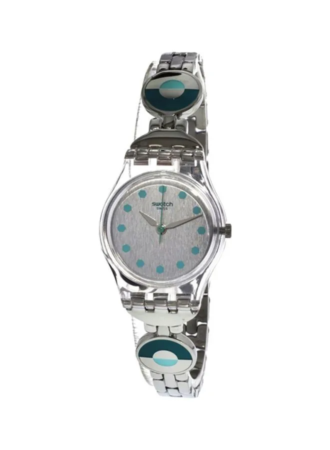 Swatch Women's Blue Pastel Water Resistant Analog Watch LK377G