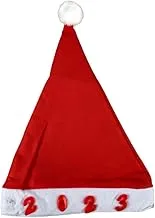 Christmas party hats - red & white