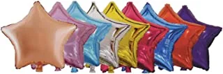 Generic Foil balloon with stars design for party 45 * 45 - pink