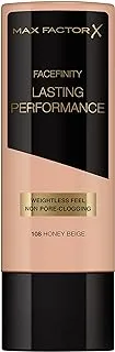 Max Factor Lasting Performance Long-Lasting Liquid Foundation - 108 Honey Beige, 35 ml